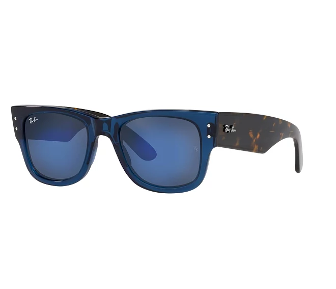 Lunettes de soleil Ray-Ban RB0840S 6638O4 51 21 Bleu