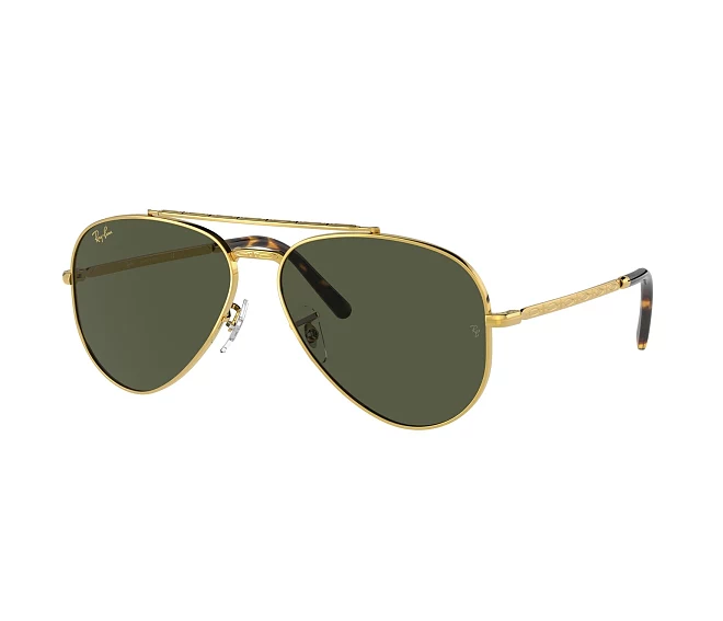 Lunettes de soleil Ray-Ban RB3625 919631 58 14 Or