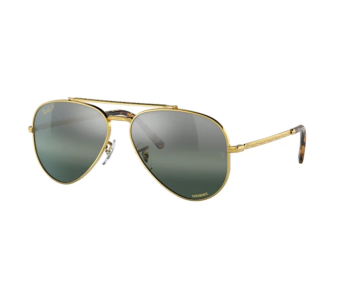 Lunettes de soleil Ray-Ban RB3625 9196G6 58 14 Or