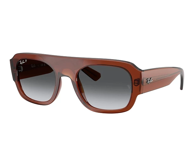 Lunettes de soleil Ray-Ban RB2218 6678T3 55 22 Marron