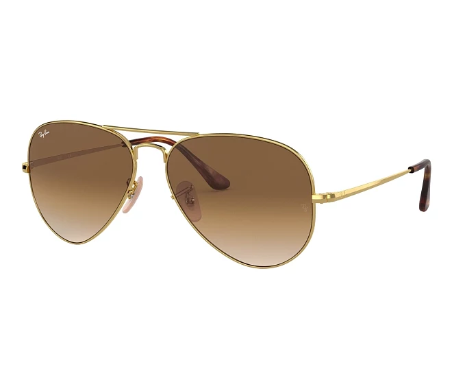 Lunettes de soleil Ray-Ban RB-3689 914751 58 14 Or