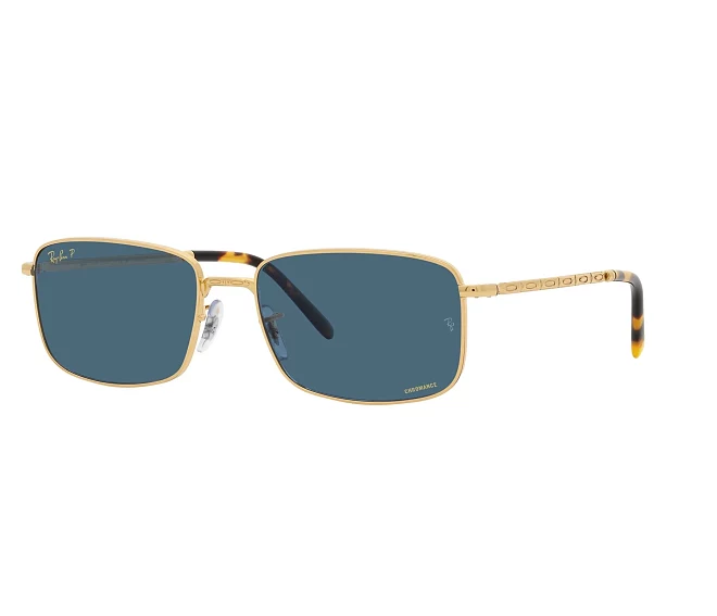 Lunettes de soleil Ray-Ban RB3717 9196S2 57 18 Or