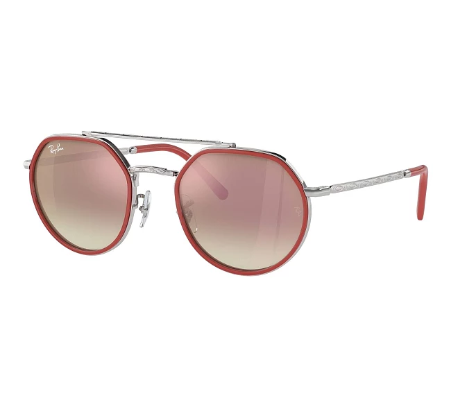 Lunettes de soleil Ray-Ban RB3765 003/7O 53 22 Argent
