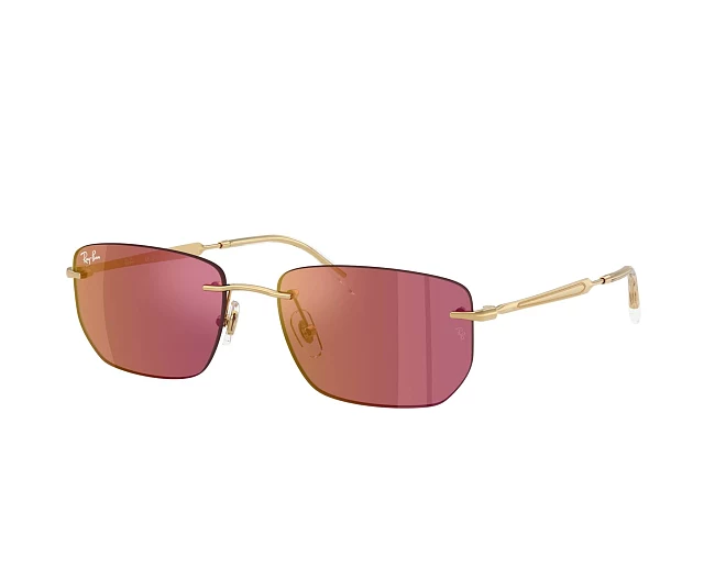 Lunettes de soleil Ray-Ban RB3768 001/D0 56 17 Or