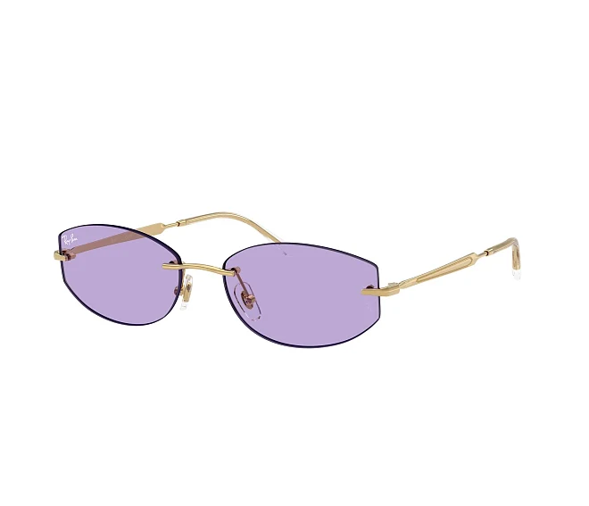 Lunettes de soleil Ray-Ban RB3792 001/1A 55 17 Or