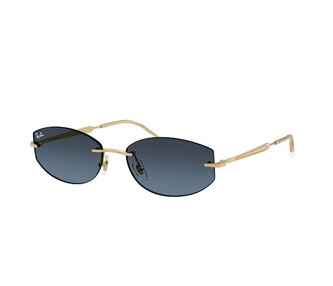 Lunettes de soleil Ray-Ban RB3792 001/4C 55 17 Or