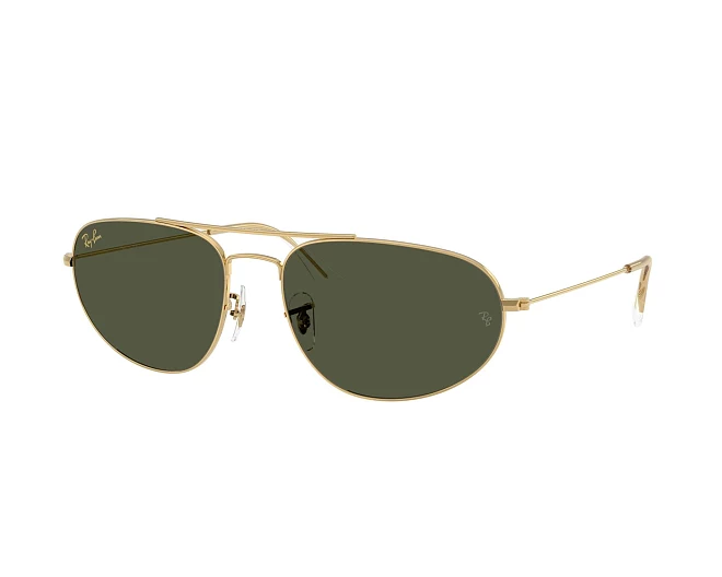 Lunettes de soleil Ray-Ban RB3945 919631 60 18 Or