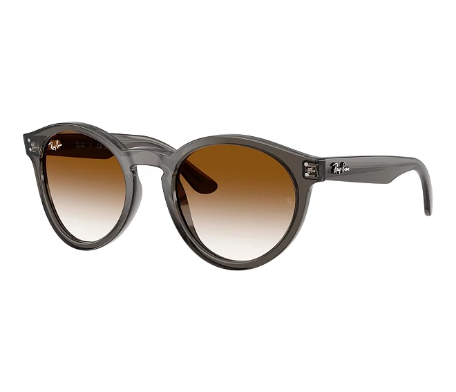 Lunettes de soleil Ray-Ban RBR0505S 6707CB 52 22 Gris