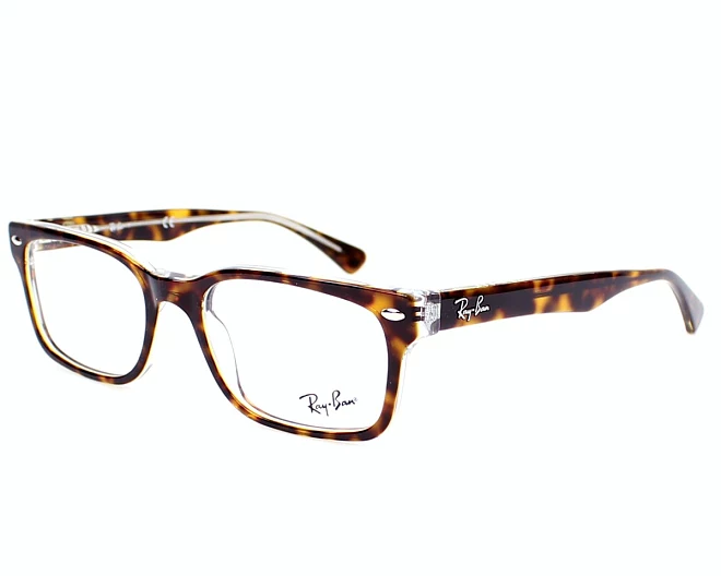 Lunettes de vue Ray-Ban RX-5286 5082 51 18 HavaneCristal