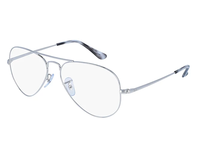Lunettes de vue Ray-Ban RX-6489 2501 55 14 Argent