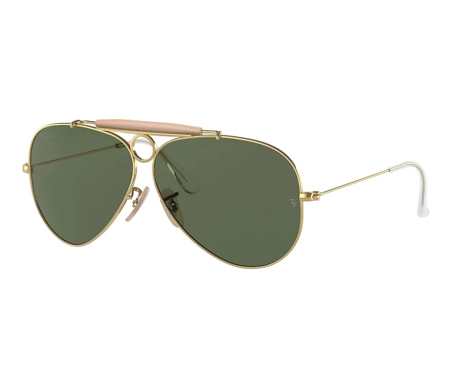 Lunettes de soleil Ray-Ban RB3138 W3401 58 9 Or