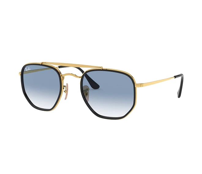 Lunettes de soleil Ray-Ban RB3648M 91673F 52 23 Or