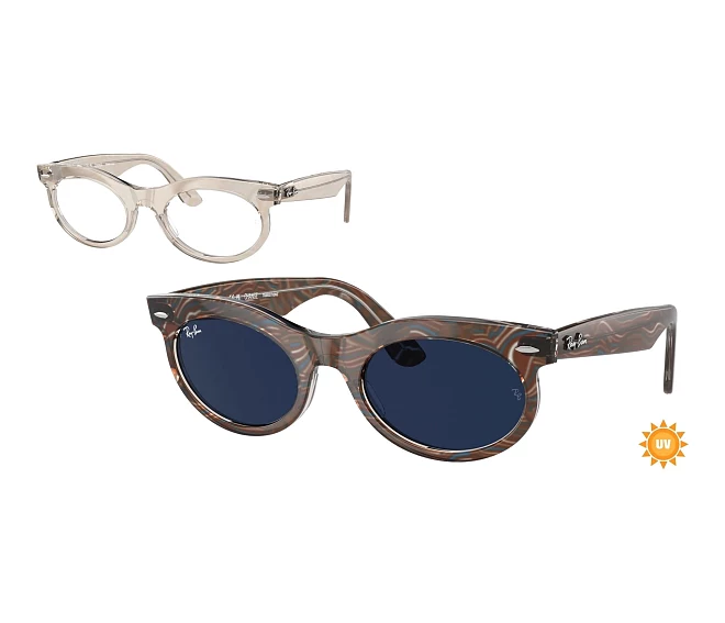 Lunettes de soleil Ray-Ban RB2242 1383GG 53 22 Gris
