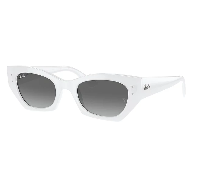 Lunettes de soleil Ray-Ban RB4430 675911 49 22 Blanc