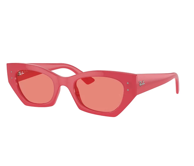 Lunettes de soleil Ray-Ban RB4430 676084 52 22 Rouge