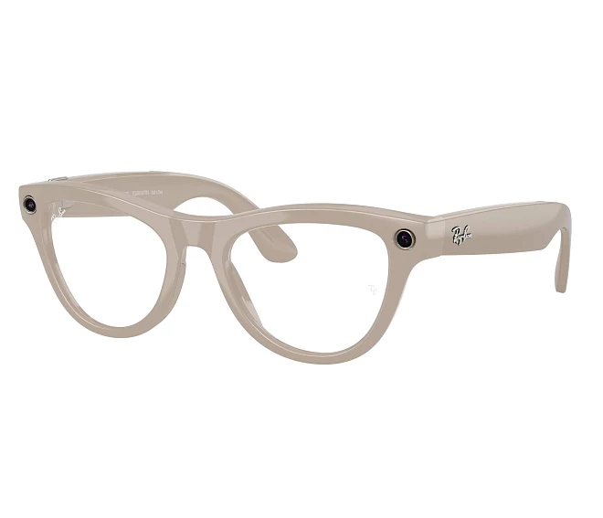 Lunettes de soleil Ray-Ban Meta RW4014 6700MF 52 20 Gris