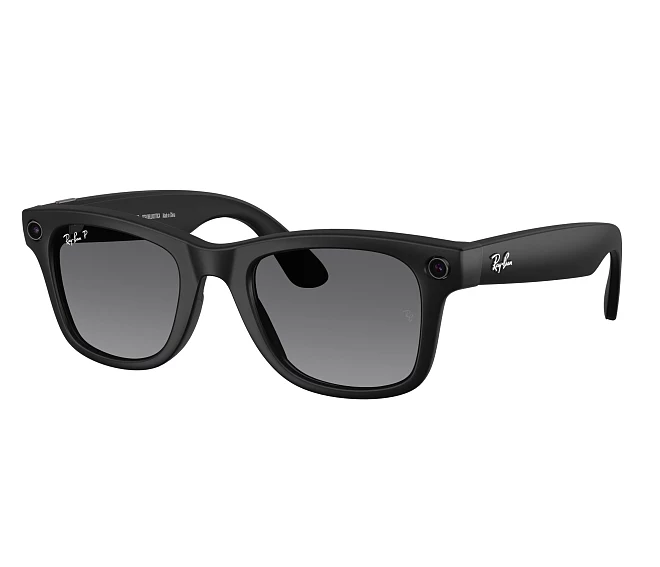 Lunettes de soleil Ray-Ban Meta RW4012 601ST3 50 22 Noir