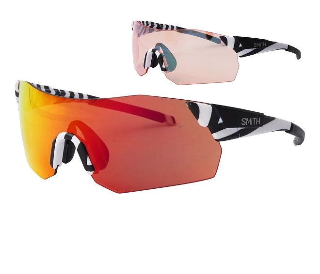 Lunettes de soleil Smith Optics PIVLOCK-ARENA-MAX-N S37-WHTEBK-PTTRN   NoirBlanc