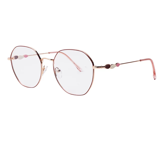 Lunettes de vue Sun L122 RED 54 18 RougeRose doré