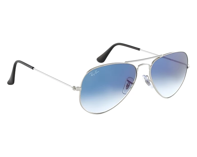 Lunettes de soleil Ray-Ban RB3025 003/3F 55 14 Argent