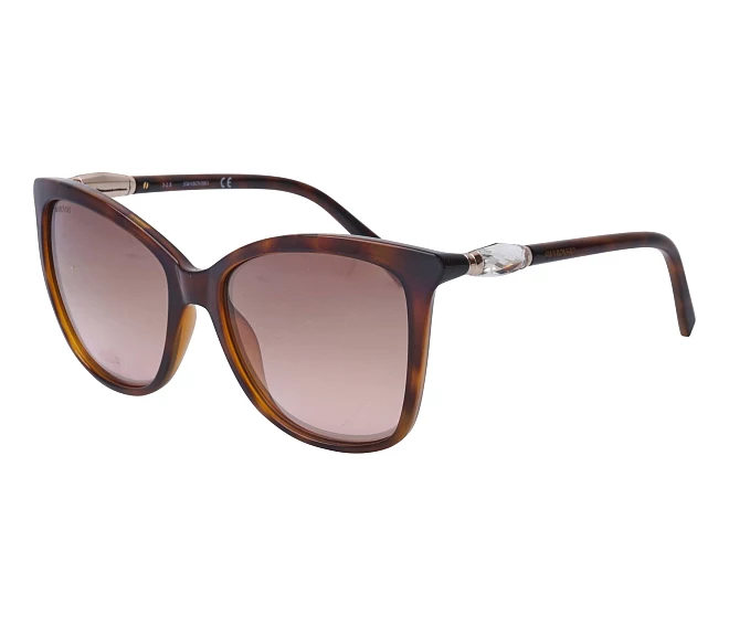 Lunettes de soleil Swarovski SK-0227-S 52G 55 17 Havane