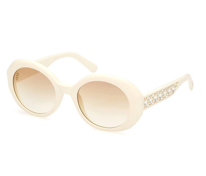 Lunettes de soleil Swarovski SK0371S 21F 52 21 Ivoire