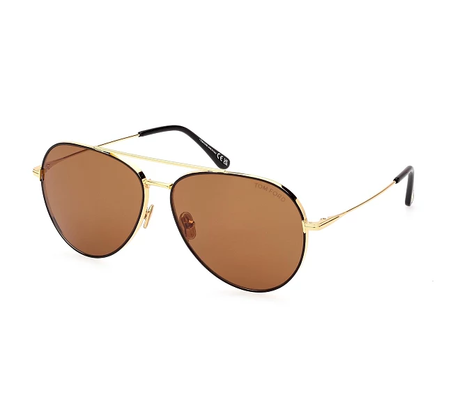 Lunettes de soleil Tom Ford FT-0996-S 01J 62 14 OrNoir