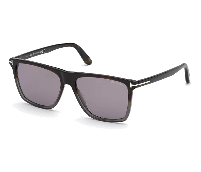 Lunettes de soleil Tom Ford TF-832 55c 59 15 Havane