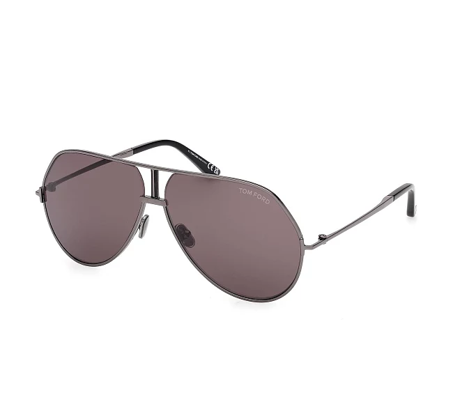 Lunettes de soleil Tom Ford FT1281 08A 63 10 Gunmetal