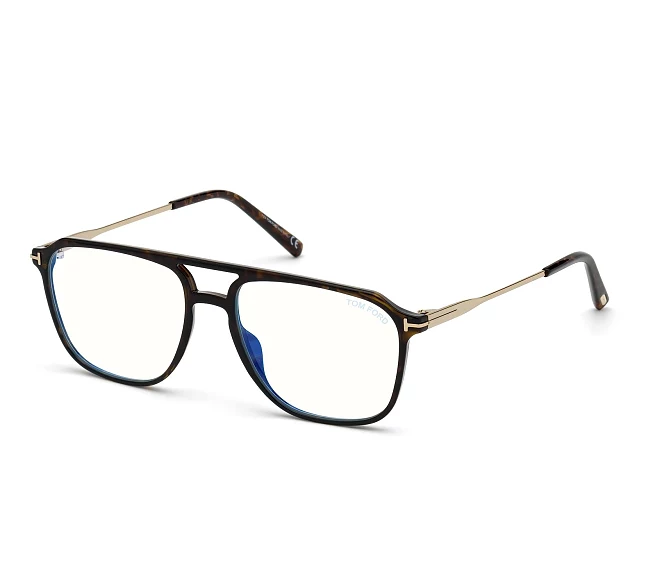 Lunettes de vue Tom Ford FT-5665-B 052 54 16 HavaneOr