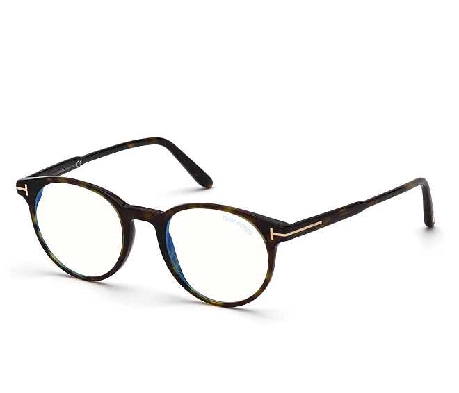 Lunettes de vue Tom Ford FT5695-BV 052 49 20 Havane