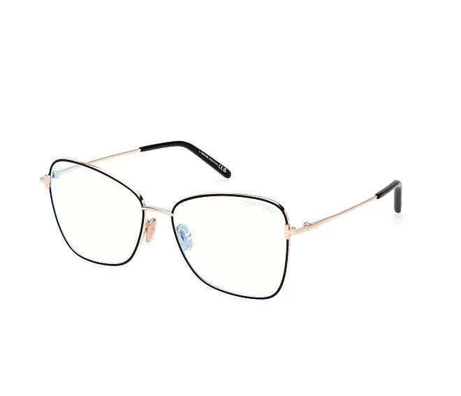 Lunettes de vue Tom Ford FT5906-BV 001 55 15 NoirOr