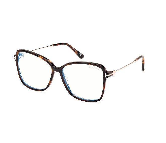 Lunettes de vue Tom Ford FT5953-BV 052 55 13 HavaneOr