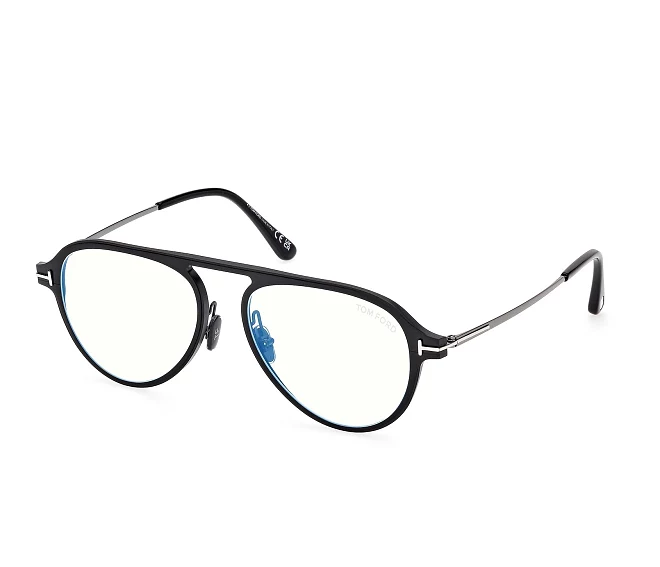 Lunettes de vue Tom Ford FT5972-BV 005 54 17 NoirAcier