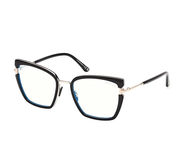 Lunettes de vue Tom Ford FT5984-BV 001 54 19 NoirOr
