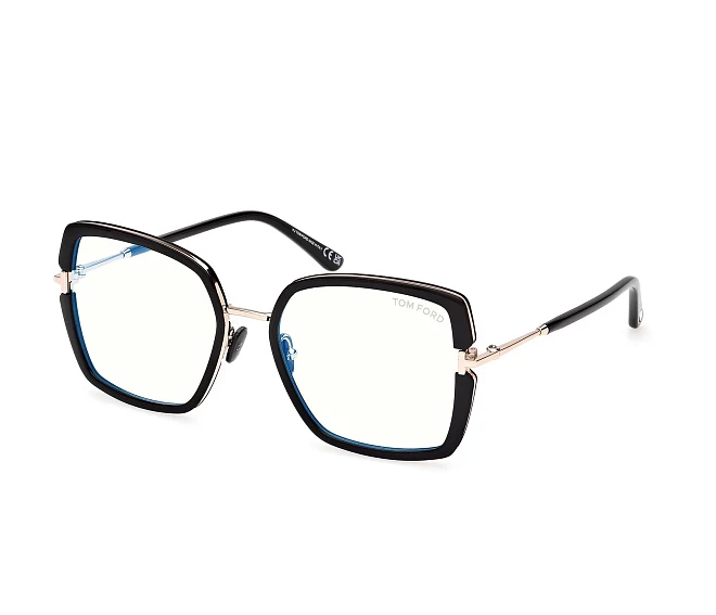 Lunettes de vue Tom Ford FT5985-BV 001 55 18 NoirOr