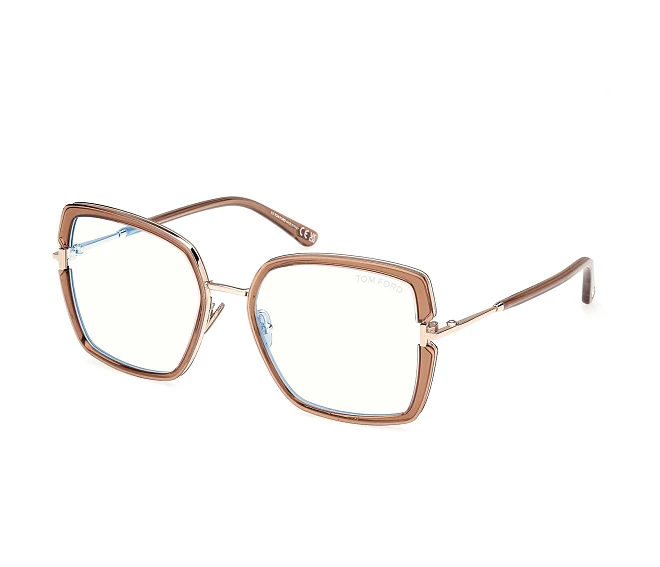 Lunettes de vue Tom Ford FT5985-B/V 045 55 18 MarronOr