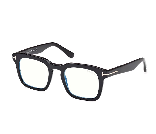 Lunettes de vue Tom Ford FT6025-BV 001 50 22 Noir