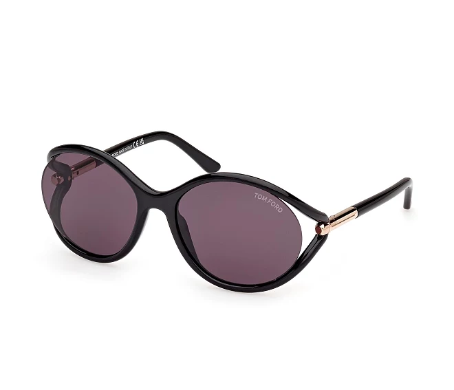 Lunettes de soleil Tom Ford FT-1090-S 01A 59 18 NoirOr