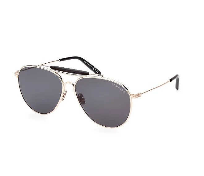 Lunettes de soleil Tom Ford FT0995-S 28A 59 14 AcierNoir