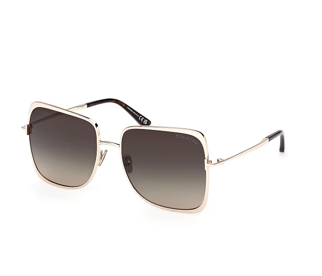Lunettes de soleil Tom Ford FT1319S 28B 57 17 OrHavane