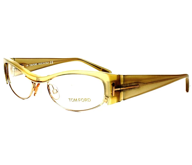 Lunettes de vue Tom Ford TF-5076 467 51 16 BeigeOr