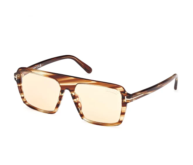 Lunettes de soleil Tom Ford FT1176S 53E 56 15 HavaneOr