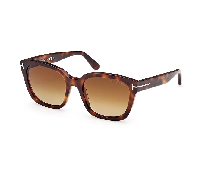 Lunettes de soleil Tom Ford FT1216 53F 53 19 Havane