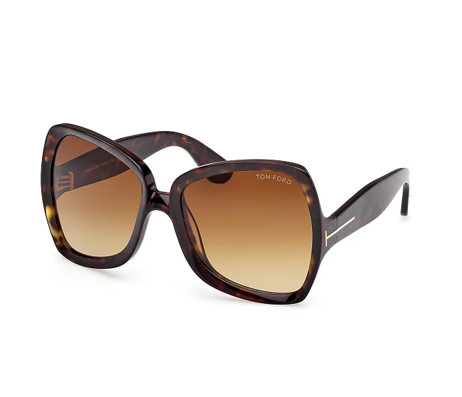 Lunettes de soleil Tom Ford FT1222 52F 60 18 HavaneMarron