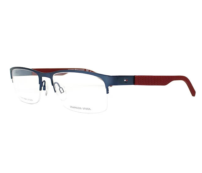 Lunettes de vue Tommy Hilfiger TH-1447 LL0 55 18 BleuBordeaux