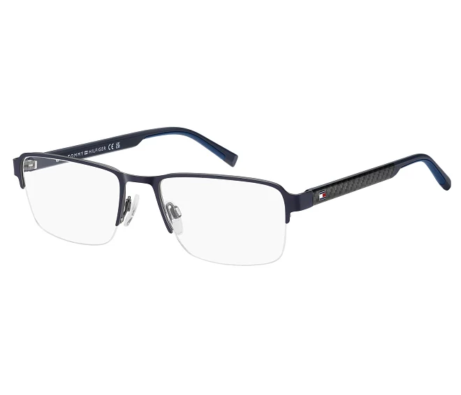 Lunettes de vue Tommy Hilfiger TH-2197 YOB 55 19 BleuRuthénium