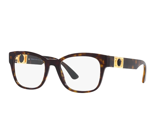 Lunettes de vue Versace VE3314 108 52 20 Havane