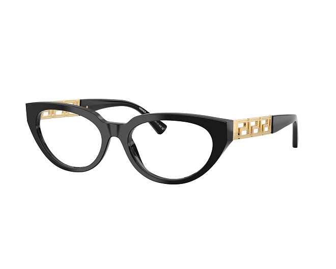 Lunettes de vue Versace VE3383 GB1 52 17 Noir