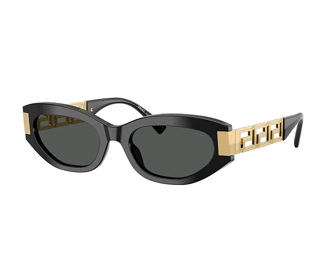 Lunettes de soleil Versace VE4501 GB1/87 54 19 Noir